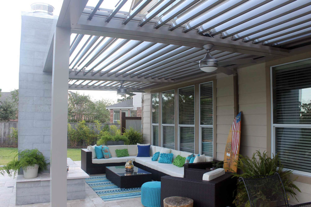 Houston Louvered Roof Adjustable Patio Covers Houston TX